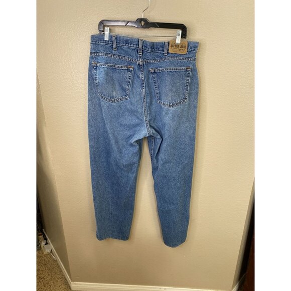 Gap Baggy Blue Jeans Mens Denim Relaxed Fit Classic 5-Pocket Medium Wash Vintage - Picture 4 of 7